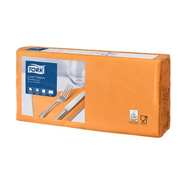 Serviette de table Tork orange 33x33cm 200 pièces (477843)