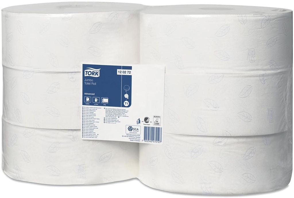 Papier toilette Jumbo 6x1r (628203)