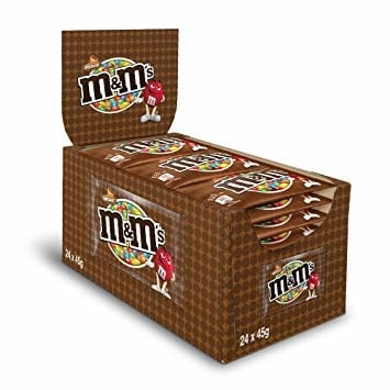 M & M chocolade 24x45gr