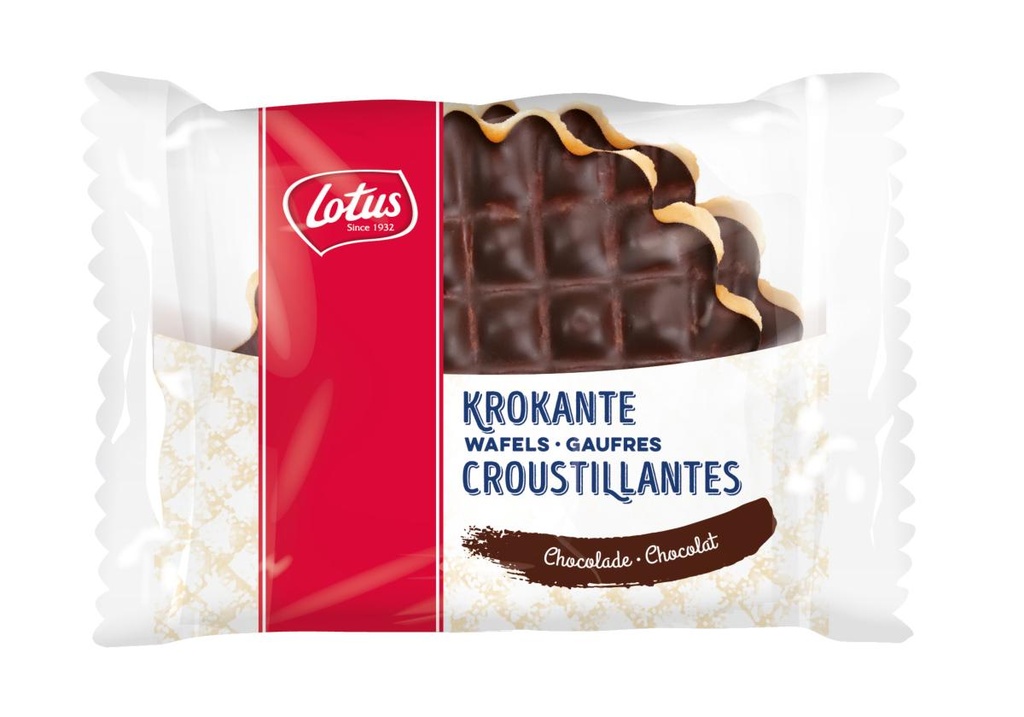 Lotus Crispy Wafer with Belgian Chocolate 60x2pcs