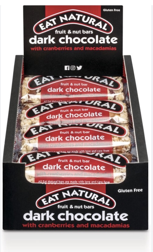 Eat Natural 12 x 50gr Cranberries (red)