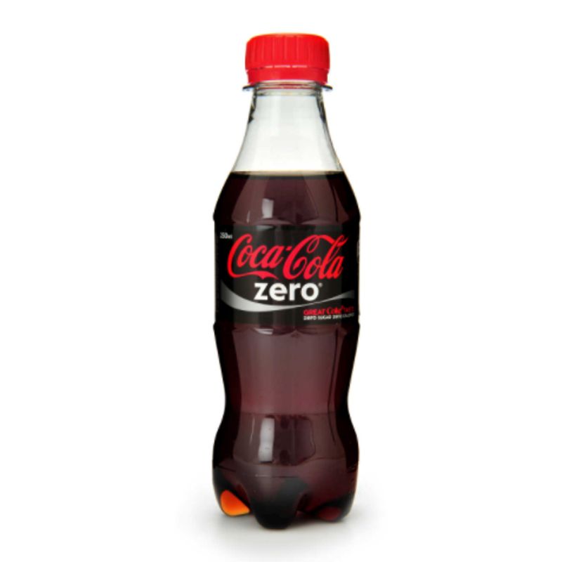 Coca-Cola Zero in fles plastiek 24x50cl