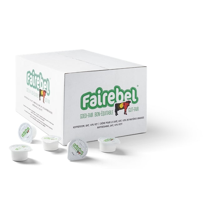 FAIREBEL milk in cup - 240 pcs