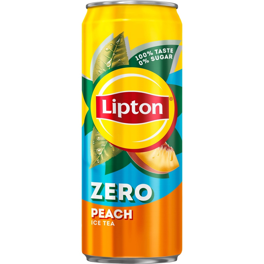 Lipton Ice Tea Pèche Zero en canette 24x33cl