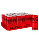 Coca-Cola Zero en canette sleek 24 x 33 cl