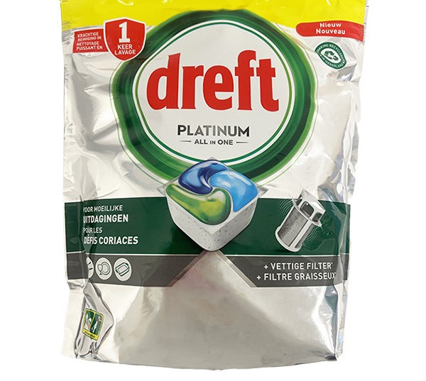 Dreft dishwasher platinum REGULAR 68pcs