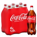 Coca-Cola en bouteille plastique 6x1,5l