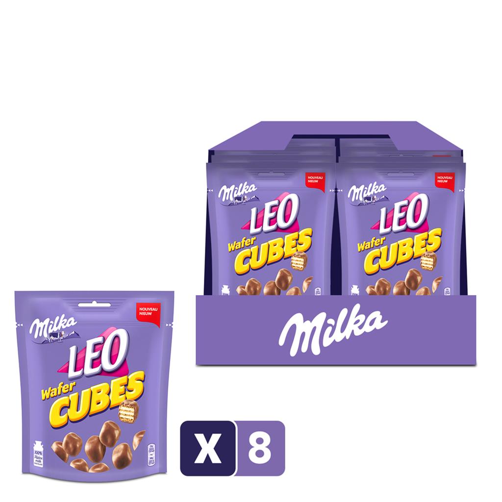 Cubes de Gaufrettes Léo 8x150gr