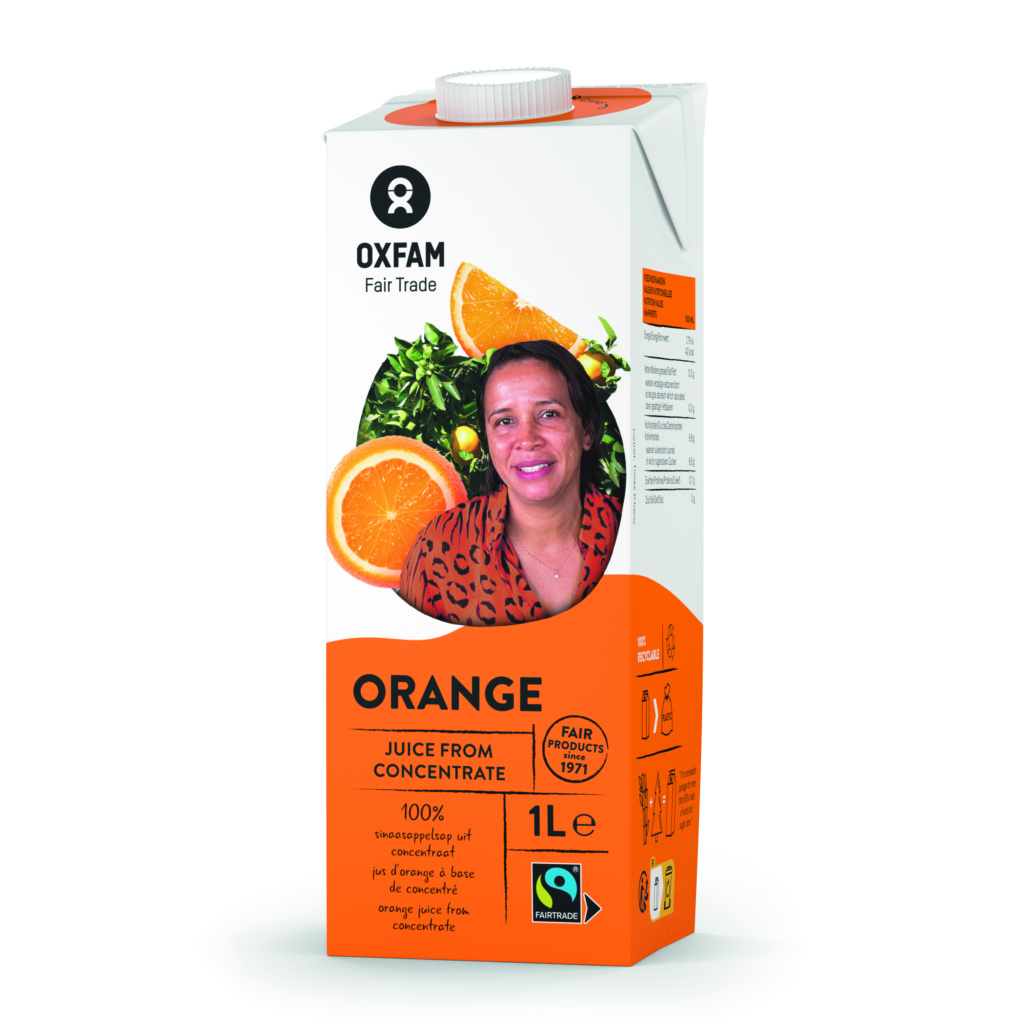 Oxfam Orange juice 6 x 1l tetra