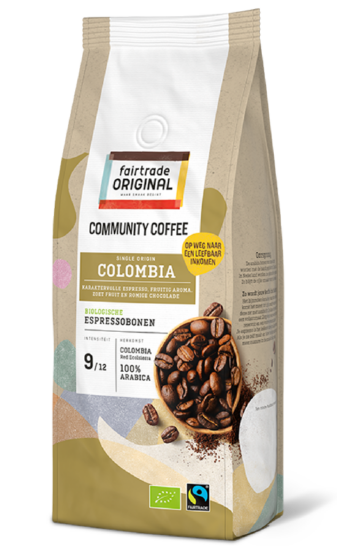 FTO Fairtrade koffiebonen Single origin community 4x500gr BE-BIO-01