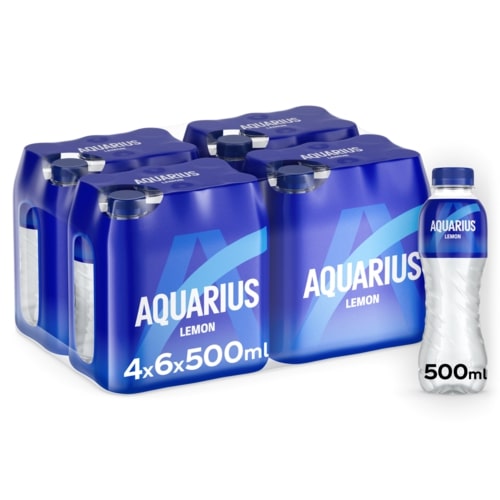 AQUARIUS CITRON PET 50CL 6-PACK - 4X6