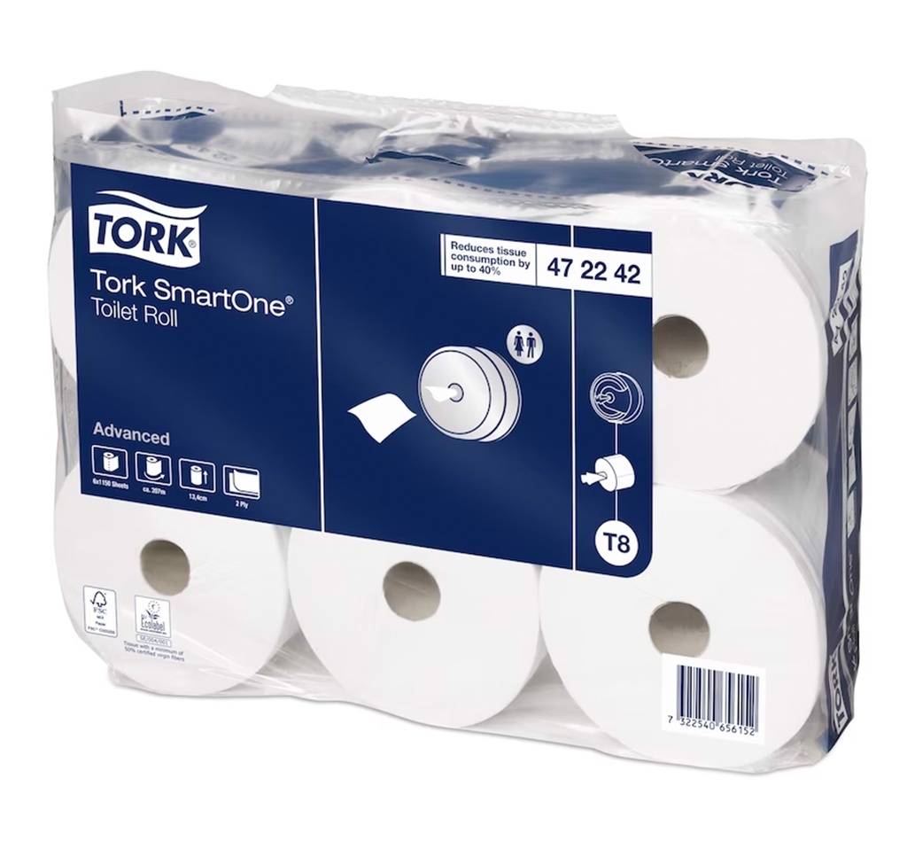 Papier toilette Tork Smartone 6x1r (472242)