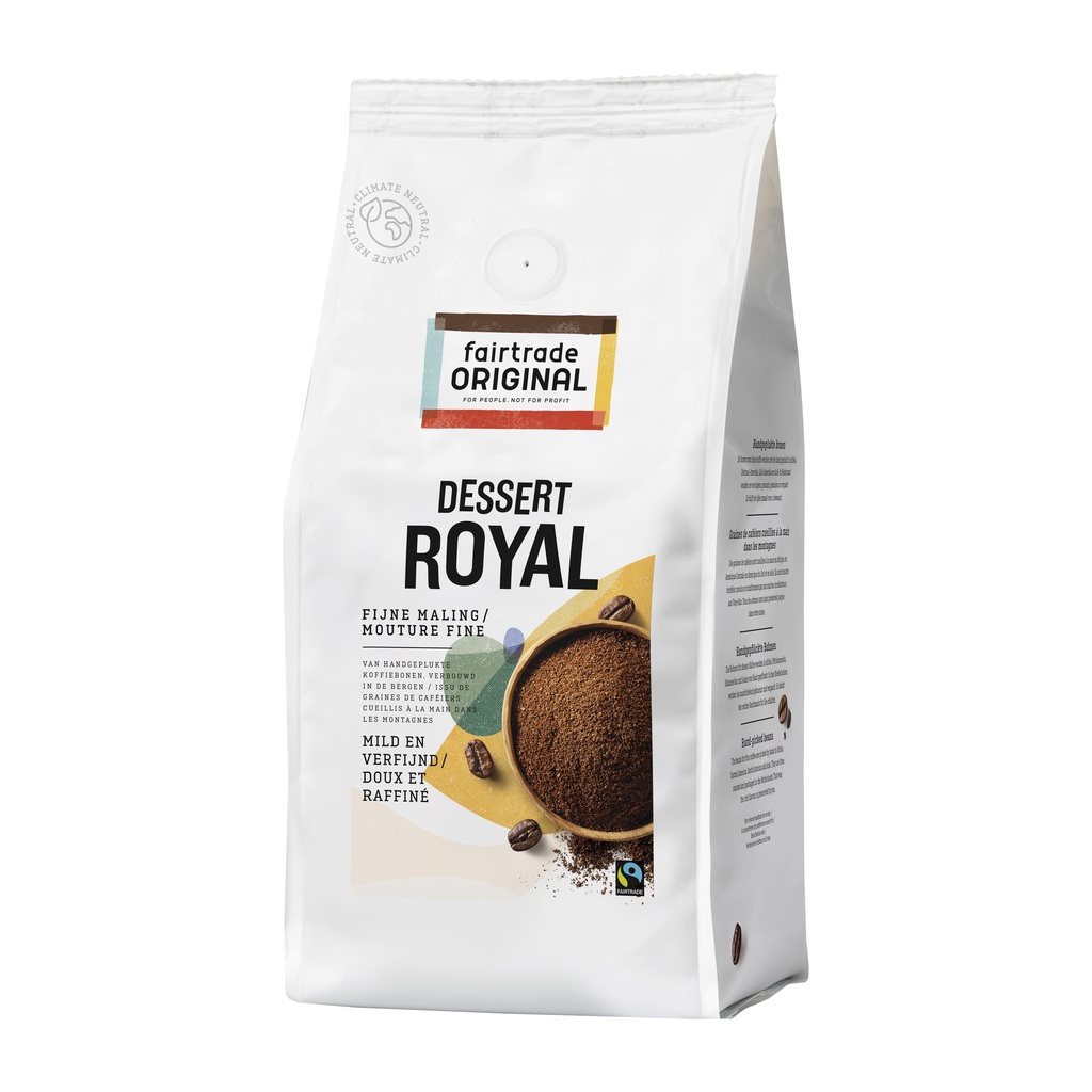 FTO Fairtrade Dessert Royal Fine Coffee - Moulu [6x250g]
