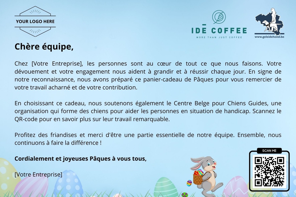 Carte personnalisée avec votre logo