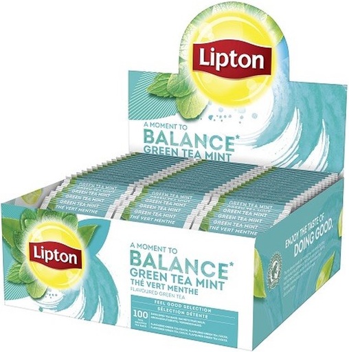 [CTHE003] Lipton Green Tea Mint 100 pcs