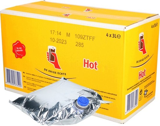 [CCHO711] Cécémel Hot Pouch for vending machine Cécémel 4 x 3 L