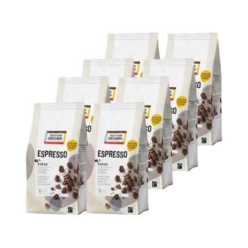 [CKOF406] FTO Fairtrade Espresso - Grains [8x1Kg]