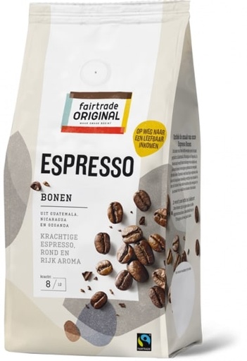 [CKOF406] FTO Fairtrade Espresso - Grains [8x1Kg]