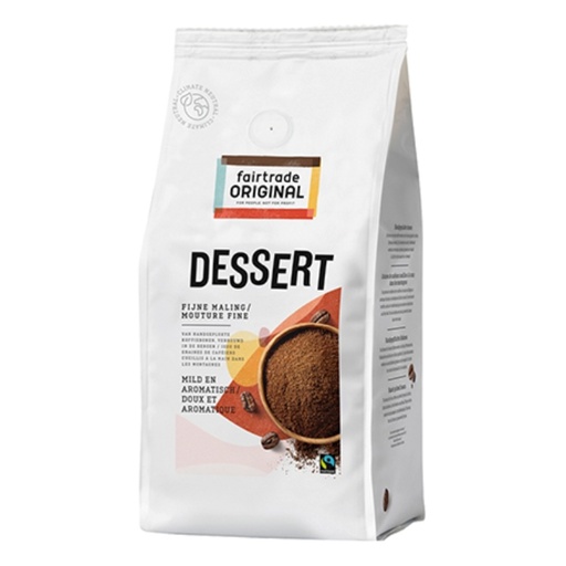 [CKOF431] FTO Fairtrade Dessert Fine Coffee - Gemalen [8x1Kg]