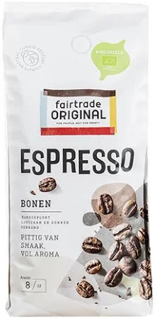 [CKOF408] FTO Fairtrade BIO Espresso - Grains [4x1Kg]