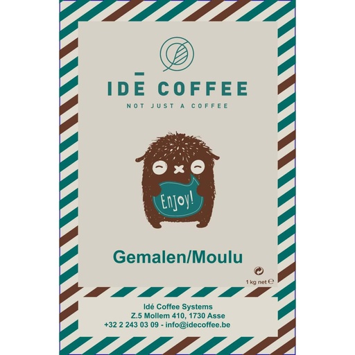 [CKOF230] IDE café moulu 6 x 1 kg