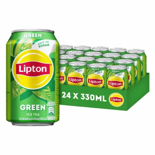 [CFRL015] Thé vert Lipton en canette 24 x 33 cl