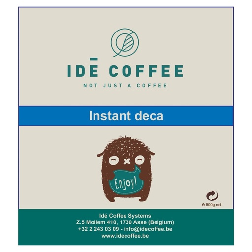 [CKOF256] IDE Fairtrade Deca - Instant [8x500g]