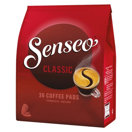[CKOF378] Douwe Egberts Senseo Coffee Classic - Ground [10x36 Pods]