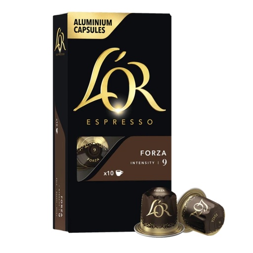 [CKOF395] L'Or espresso capsules (Nes) Forza 20 x 10 st (nr09)