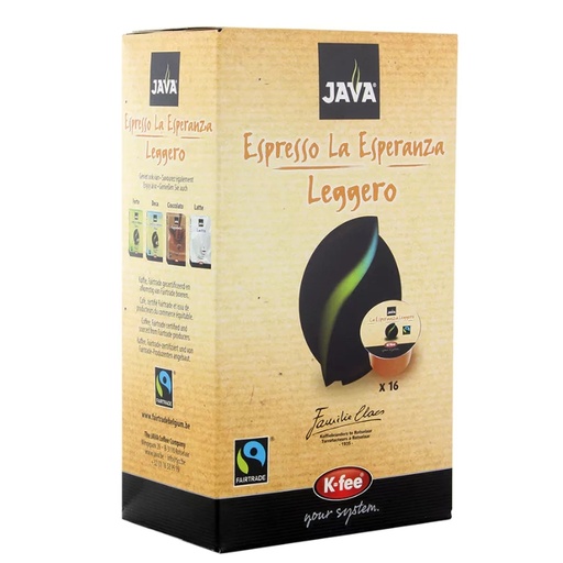 [CKOF861] Java Leggero Fairtrade - Dosettes [6x16pcs]