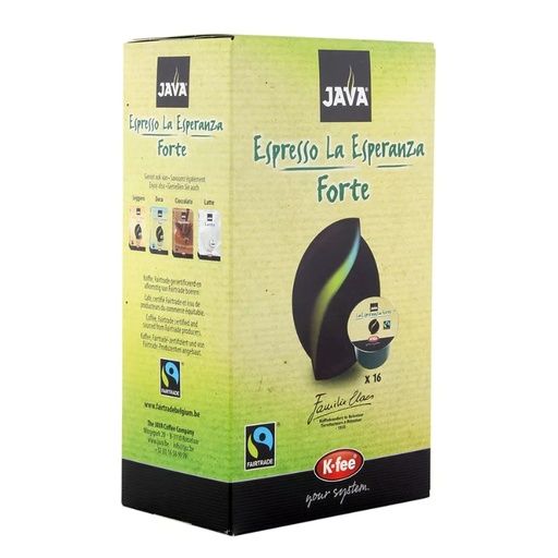 [CKOF862] Java Forte Fairtrade - Dosettes [6x16pcs]
