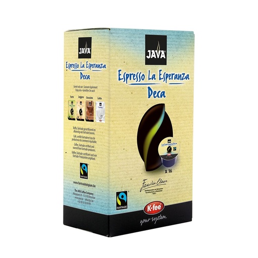 [CKOF863] Java Capsules Déca Fairtrade 6 x 16 pcs