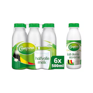 [CMEL041] Campina halfvolle melk 6 x 50 cl