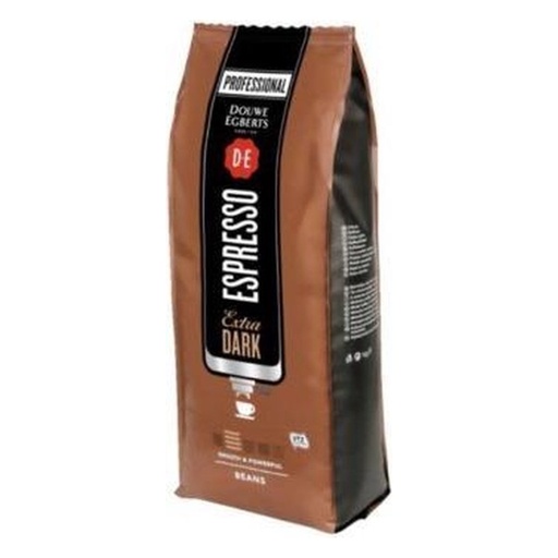 [CKOF309] Douwe Egberts Coffee Espresso Extra Dark Roast - Bonen [6x1Kg]