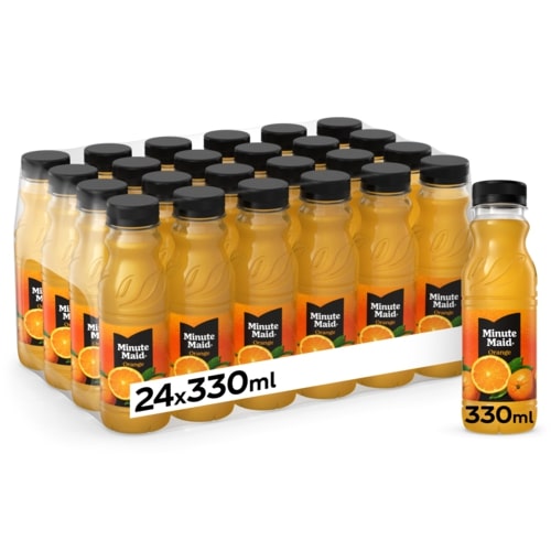 [CFRM041] Minute Maid Orange Nectar plastic bottles 24x33cl