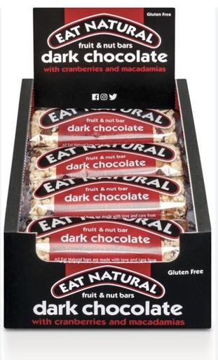 [CSNO068] Eat Natural 12 x 50gr Cranberries (red)