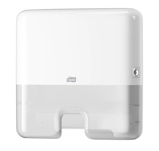 [DBOX003] Tork distributeur mini essuie-mains entrelacés blanc 1pc (552100)