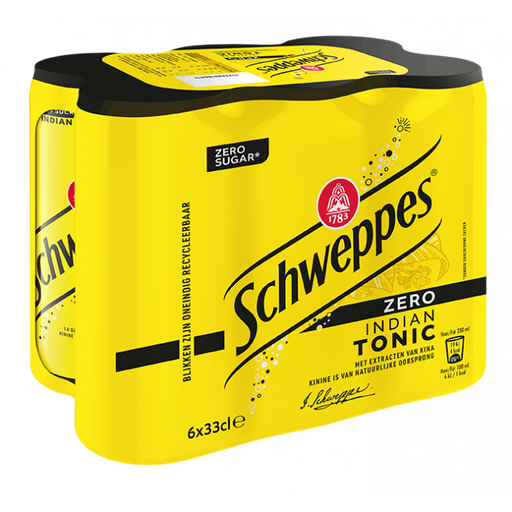 [CFRS114] Schweppes Tonic Zero en canette 24 x 33 cl