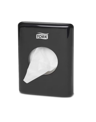 [DBOX091] Tork Sanitary Towel Bag Dispenser Black (566008)