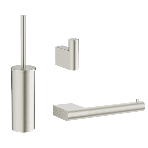 [OMAT202] Ensemble WC/Inox : Brosse WC + support