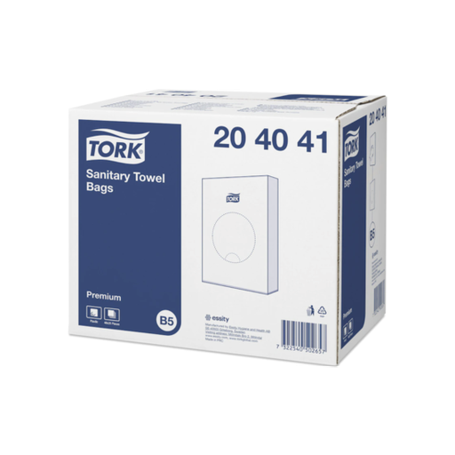 [DVUI031] Sacs pour serviettes hygiéniques Tork 48x25 pièces (204041)