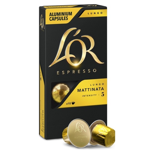 [CKOF389] L'Or  Espresso Lungo Mattinata nr05 - Koffiepads [10x10st]