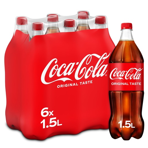 [CFRC024] Coca-Cola en bouteille plastique 6x1,5l