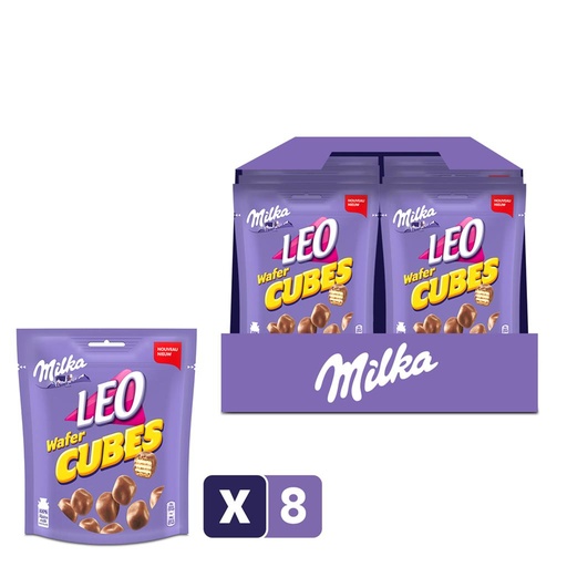 [CCHO142] Cubes de Gaufrettes Léo 8x150gr